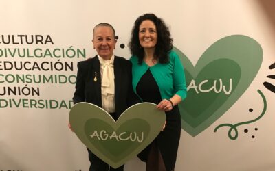 De Oorkonde 2018 van AGACUJ uitgereikt aan María Auxiliadora Martín Santos